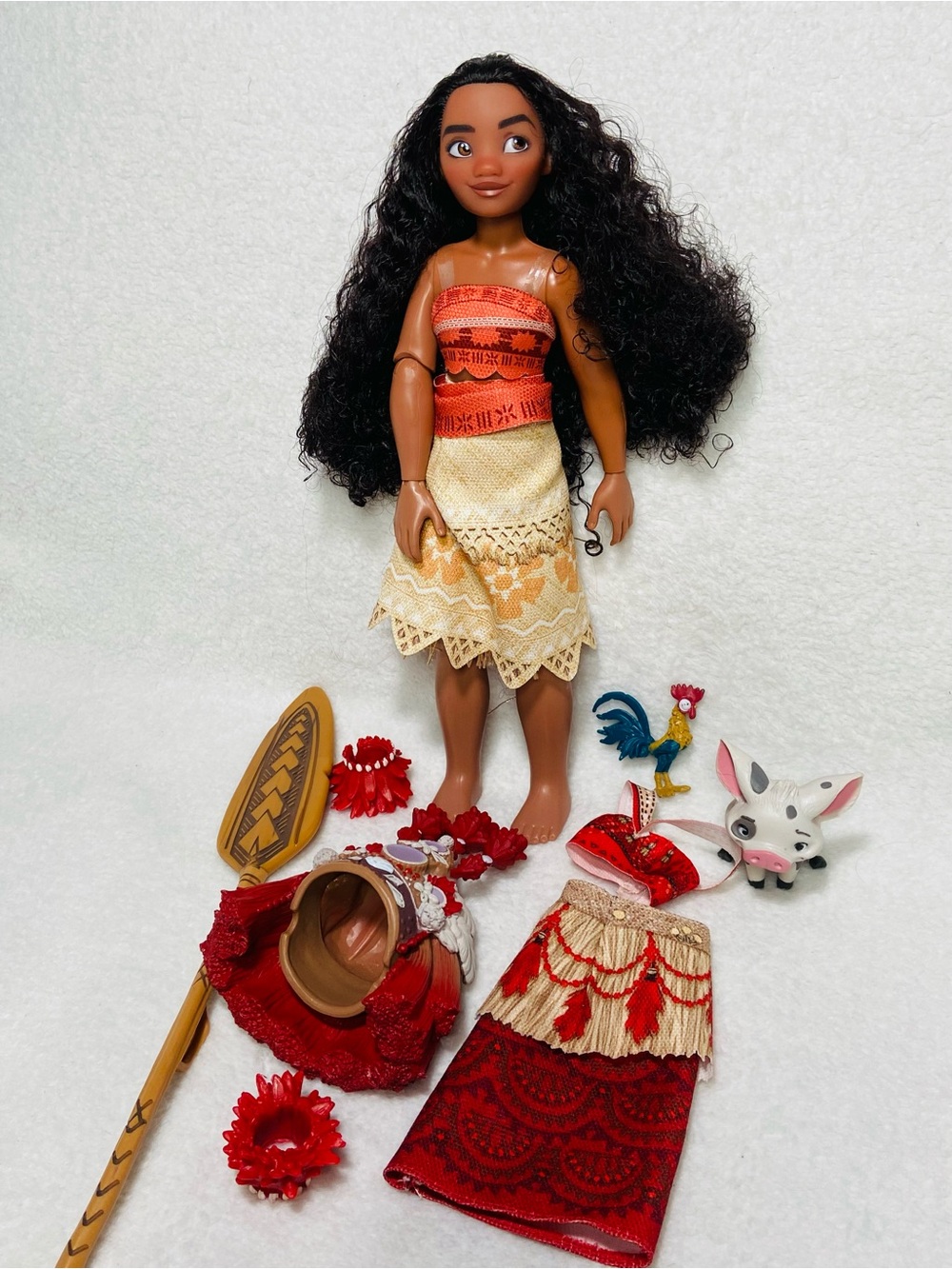 Disney Store Deluxe Moana Doll Disney Princess Doll Pua HeiHei